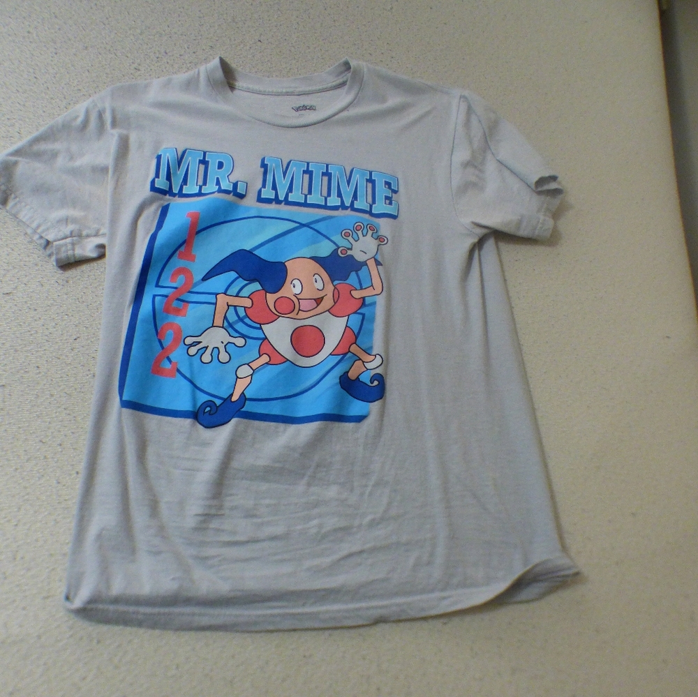 Small gray Pokemon t-shirt